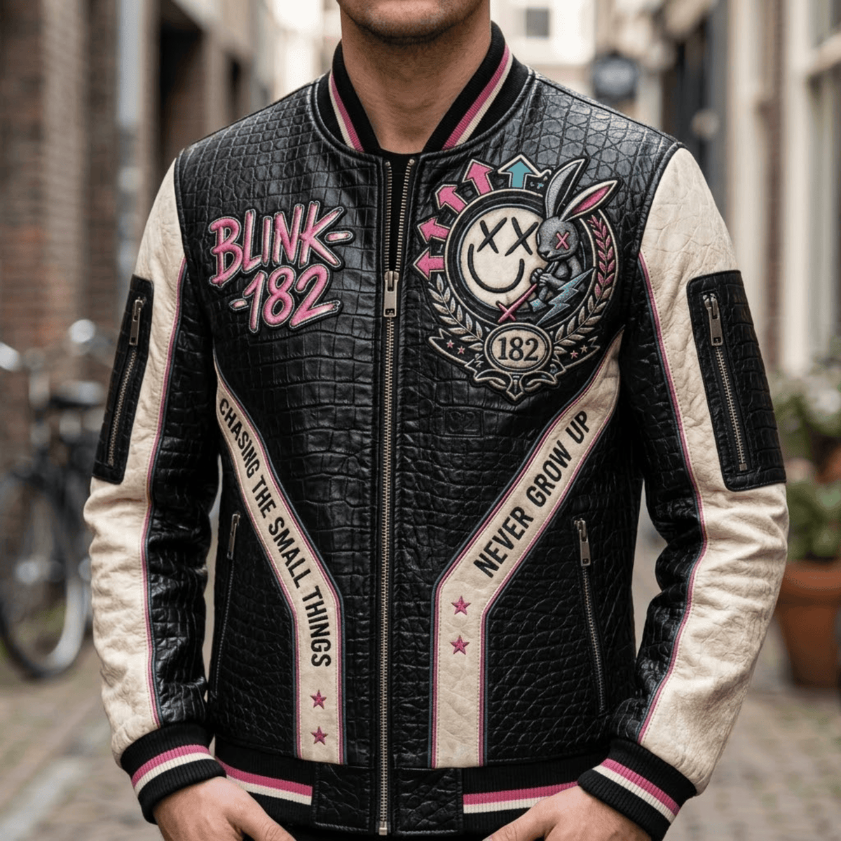 Premium BLIK Leather Zipper Jacket TTMH