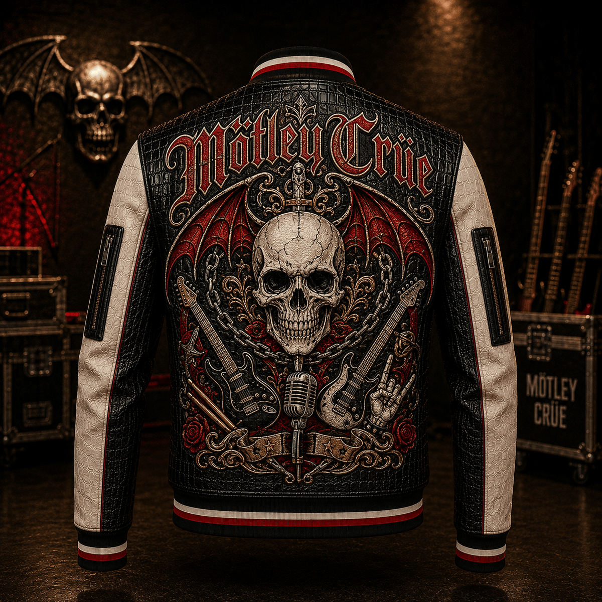 Premium MTLC Leather Zipper Jacket PVNA