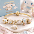 CNMR Gold Charm Bracelet Set VTH