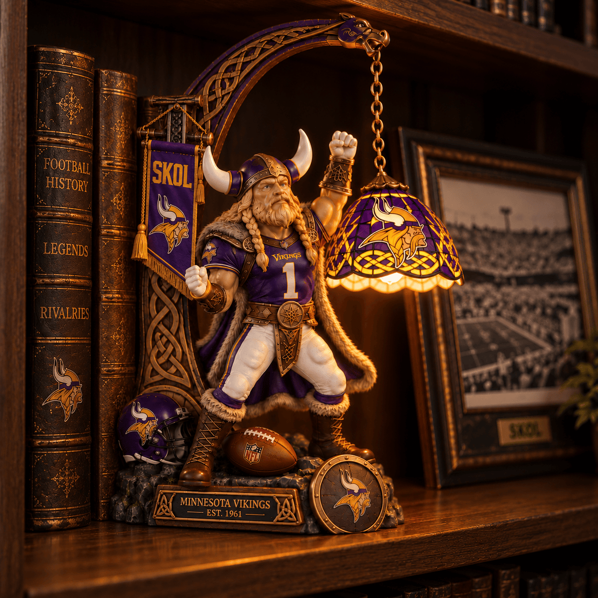 Premium MNV Bookshelf Figurines Lamp PDL