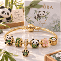 PDA Gold Charm Bracelet Set VTH