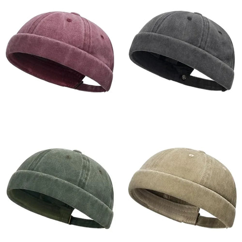 Fashion Hip Hop Beanie Street Hat Men Skullcap Women Spring Brimless Baggy Melon Cap Cuff Docker Fisherman Beanies Hats 2029