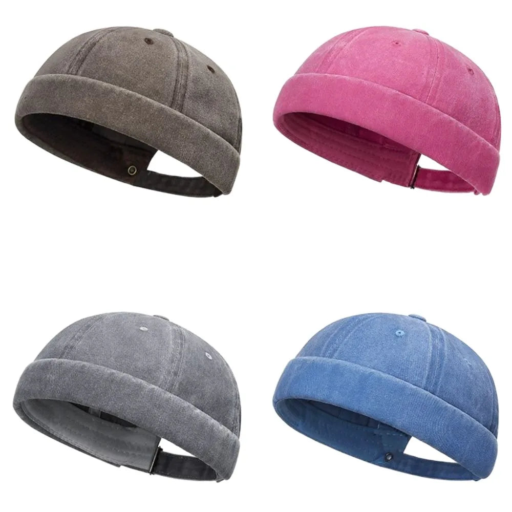Fashion Hip Hop Beanie Street Hat Men Skullcap Women Spring Brimless Baggy Melon Cap Cuff Docker Fisherman Beanies Hats 2029